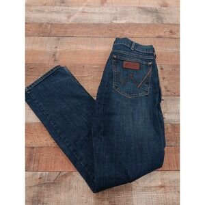 Men's Wrangler Retro Slim Straight Leg Jean Dark Wash Sz 30x32 (2075)